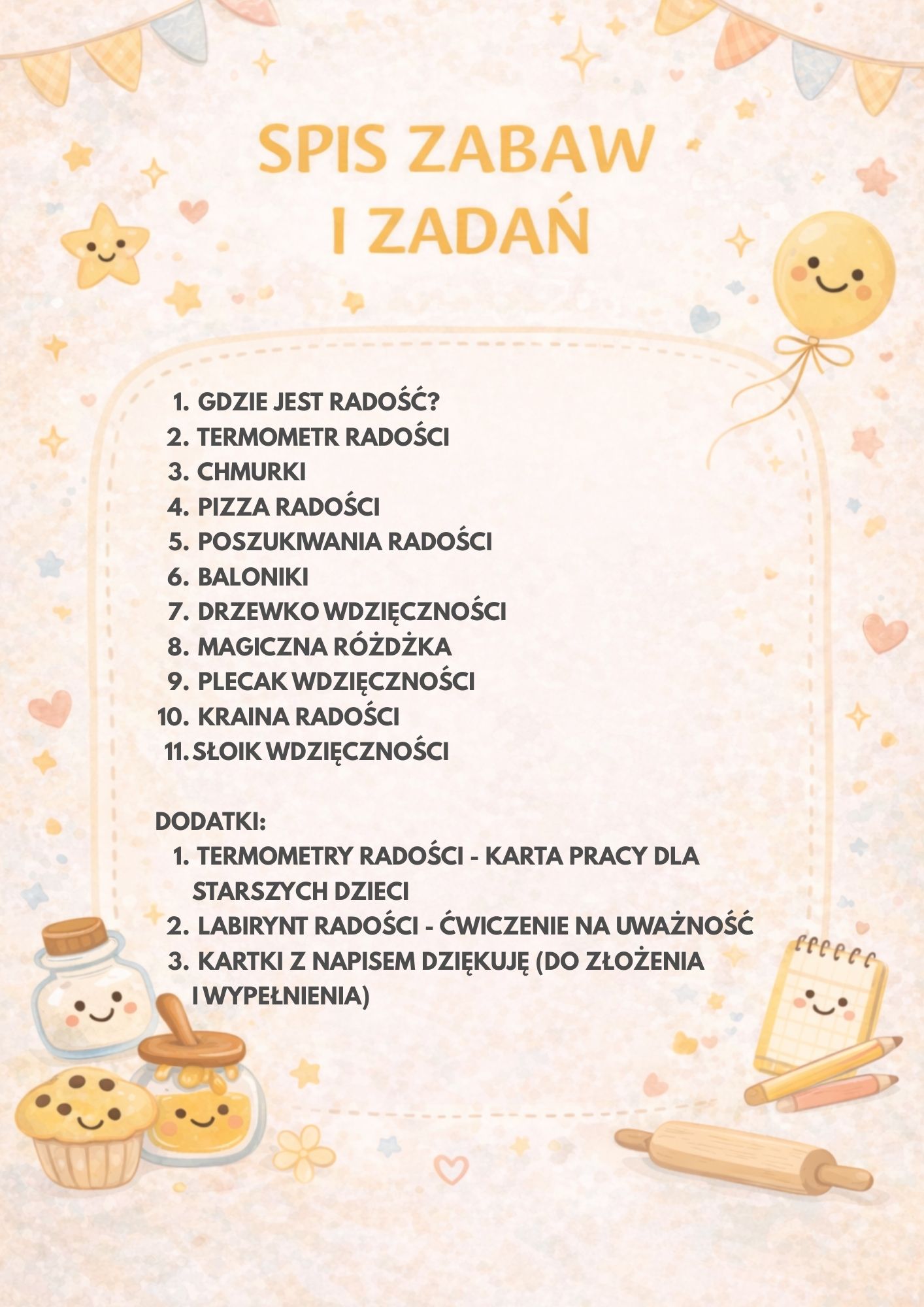 "Radość czuję i pielęgnuję" - zabawy i karty pracy dla dzieci w wieku przedszkolnym i wczesnoszkolnym - obrazek 2