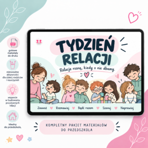 Tydzień Relacji – kompletny pakiet materiałów do przedszkola